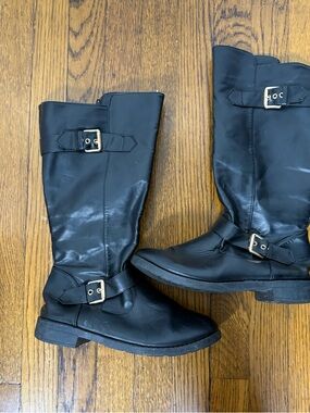 Y2k Buckle Riding Boots